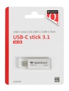 USB stick 3.1 Quantore USB-C 16GB zilver