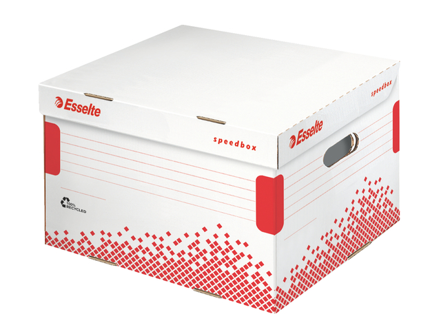 Conteneur Esselte Speedbox 433x263x364mm blanc