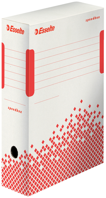 Boîte archives Esselte Speedbox 100x250x350mm blanc