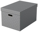Boîte de rangement  / cadeau Esselte Home 355x305x510mm gris 3 pièces