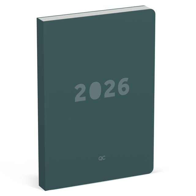 Agenda 2026 Lannoo QC Colour 1 jour/1 page vert