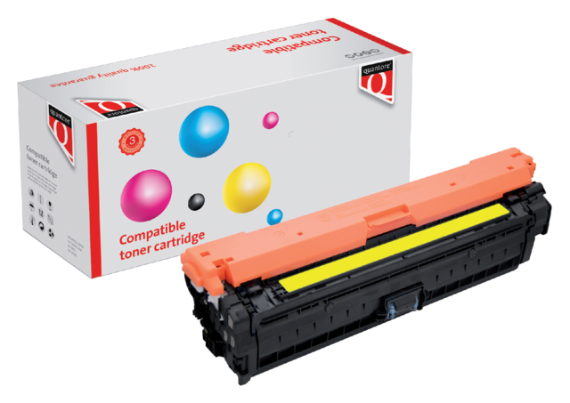 Cartouche toner Quantore alternative pour HP CE342A 651A jaune