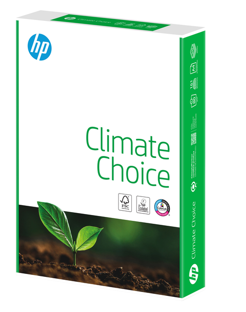 Papier copieur HP Climate Choice A4 80g blanc 500 feuilles.