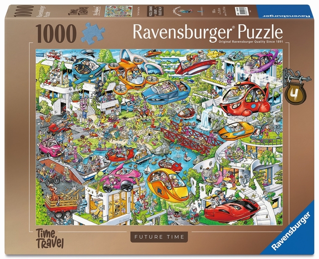 Puzzel Ravensburger Ray's comic Future Time 1000 stukjes