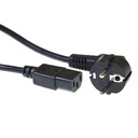 Câble d'alimentation ACT CEE 7/7 mâle - C13 noir 3m