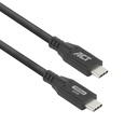 Câble ACT USB-C 3.2 GEN.2 M/M noir 2m