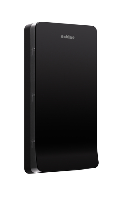 Handdoekdispenser Satino PT2 Hyginity XL zwart 333409