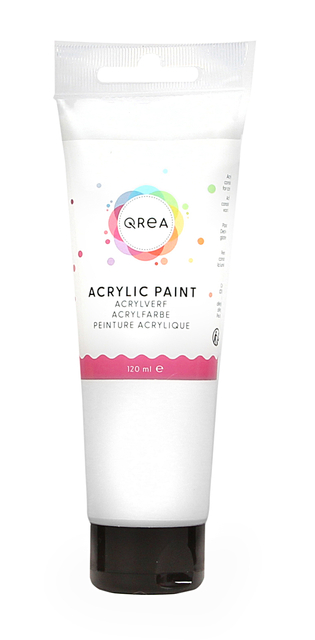 Acrylverf Qrea 120 ml wit