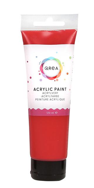 Peinture acrylique Qrea 120ml vermillon