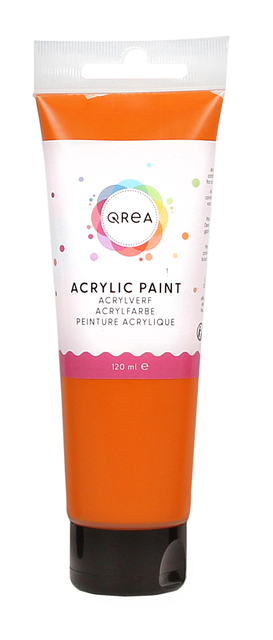 Peinture acrylique Qrea 120ml orange