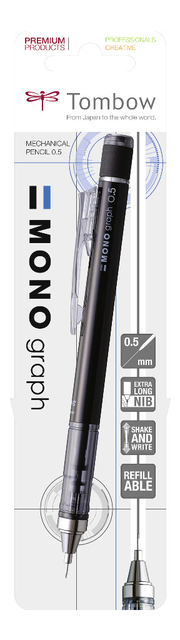 Portemine Tombow MONO graph HB 0.5mm noir