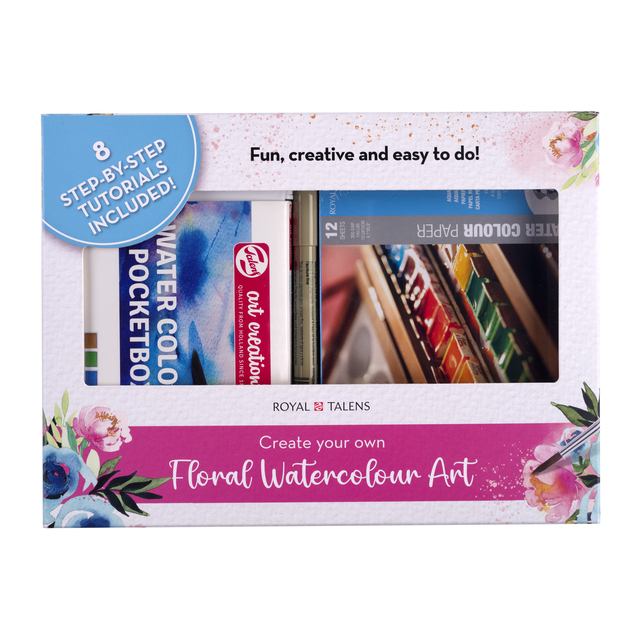 Aquarelverfset Talens Art Creation Floral Watercolour Art assorti
