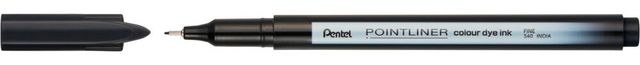 Fineliner Pentel Pointliner S40-A fijn zwart