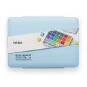 Gouache HIMI 24 kleuren 30gr opbergbox ice blue