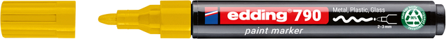 Marqueur peinture edding 790 à base d'alcool 2-3mm jaune