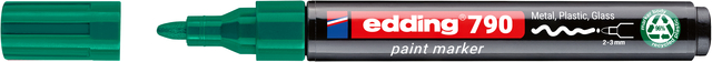 Paintmarker edding 790 op alcoholbasis 2-3mm groen