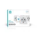 Slimme stekker Nedis Smartlife Wifi 3 stuks wit