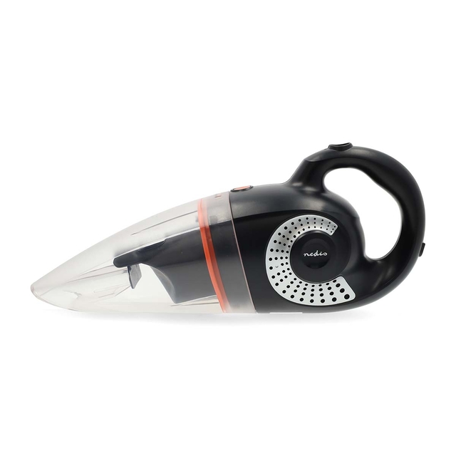 Aspirateur à main Nedis mouillé/sec 90W rechargeable noir-orange