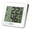 Thermometer hygrometer Alecto WS-55 wit - zilver