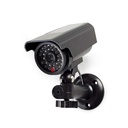 Dummy beveiligingscamera Nedis bullet solar buiten grijs