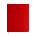 Notitieboek de KEMPEN Poppy 171x220mm blanco 192 pagina's  90gr rood