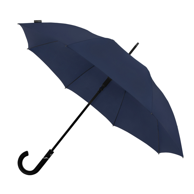 Parapluie Falcone Business automatique fibre de verre résistant au vent Ø 102cm bleu
