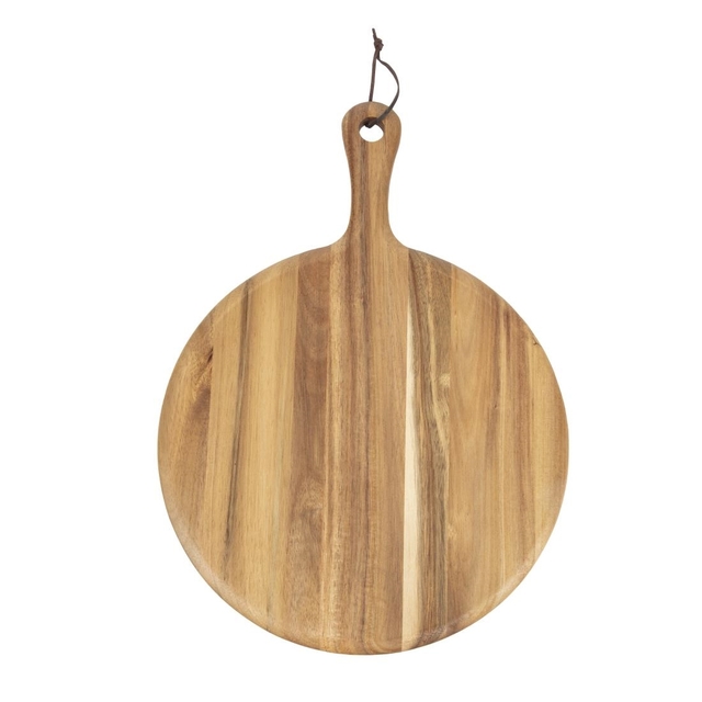 Planche Olympia bois d'acacia rond Ø33cm