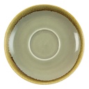Soucoupe cappuccino Olympia Kiln Ø16cm 6 pièces vert mousse
