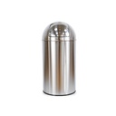 Afvalbak BRASQ Push Bin PB230+ 30 liter rvs