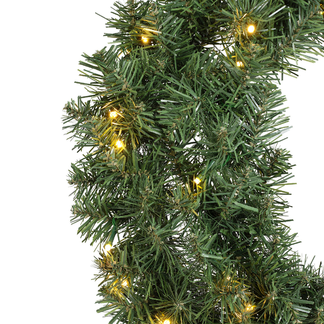 Couronne de Noël Everlands avec LED 60cm