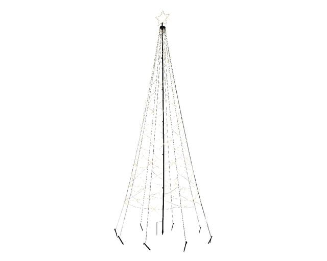 Kerstboom LED Lumineo ijzer 200cm