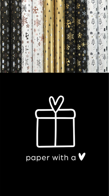 Inpakpapier Luxury Christmas 150x70cm assorti