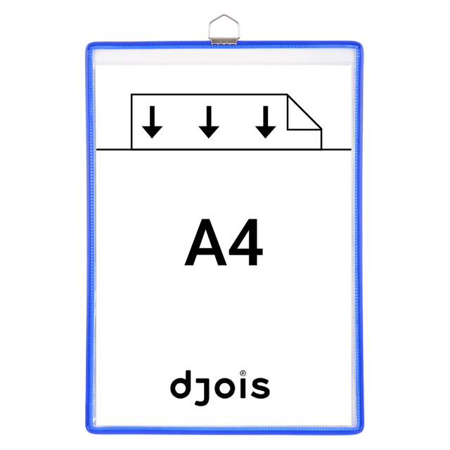 Pochette avec cadre à suspendre Tarifold A4 bleu 5 pièces