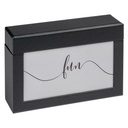 Fotobox walther design Fun 10x15cm 100 foto's zwart