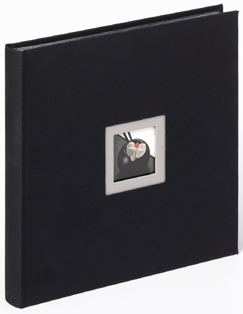 Fotoalbum walther design Black & White 30x30cm 25vel zwart