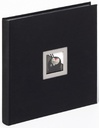Fotoalbum walther design Black & White 30x30cm 25vel zwart