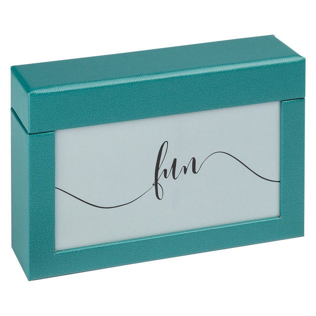 Boîte à photos walther design Fun 10x15cm 100 photos vert pétrole