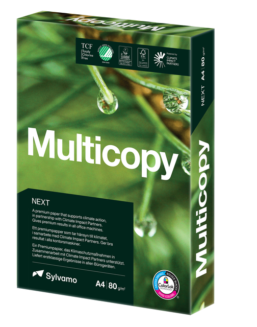 Papier copieur Multicopy NEXT A4 80g blanc 500 feuilles