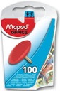 Punaises Maped couleur 100 pièces