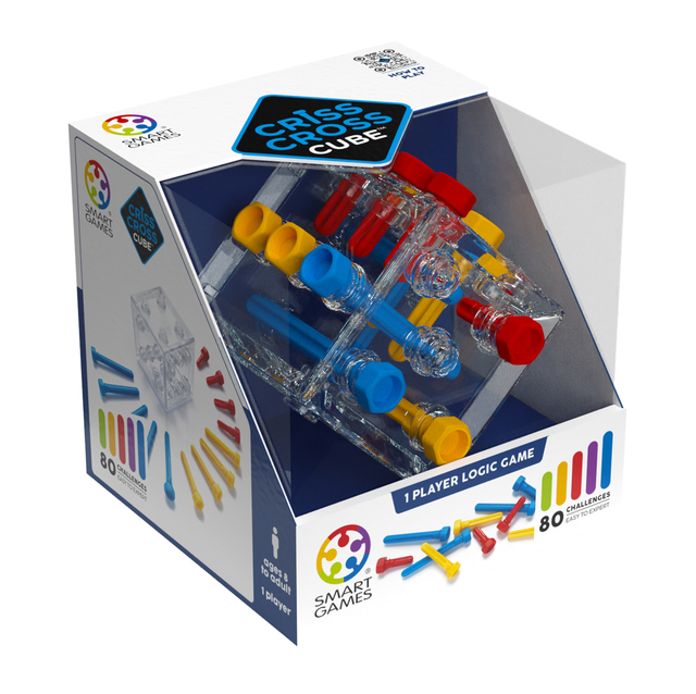 Display 6 st: Criss Cross Cube Puzzler (80 oprcht)
