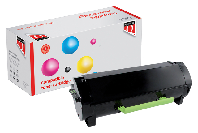Cartouche toner Quantore alternative pour Lexmark 50F0HA0 noir