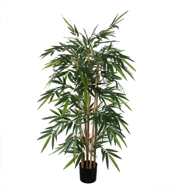 Plante artificielle Mica Bambou Pot plastique 150x75cm