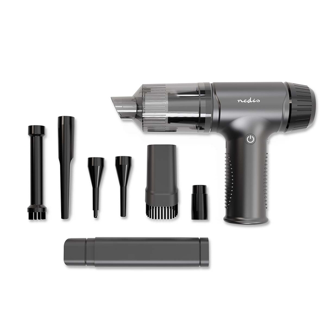 Aspirateur à mains / Souffleur d'air Nedis 90 W rechargeable noir