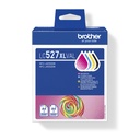 Cartouche d'encre Brother LC-527XL noir + 3 couleurs