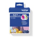 Cartouche d'encre Brother LC-527 noir + 3 couleurs