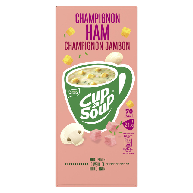 Cup-a-Soup Unox Champignons jambon 21x 175ml