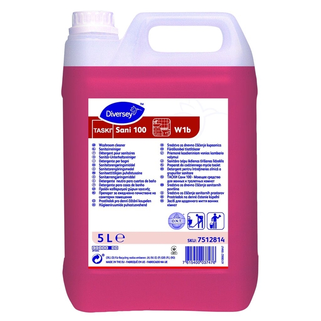 Détergent sanitaire Taski Sani 100 W1B 5 litres
