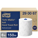 Essuie-mains Tork H1 Matic Advanced 290067 2 épaisseurs 150m blanc