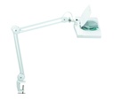 Loeplamp MAUL Vitrum LED met tafelklem lens 307 cm2 wit