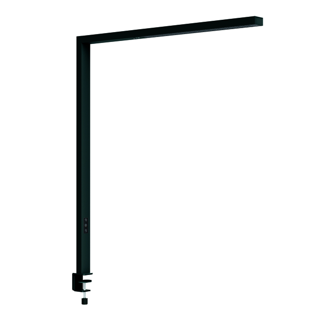Lampe fixation table MAULsirius LED mouvement - capteur lumière du jour dimmable noir